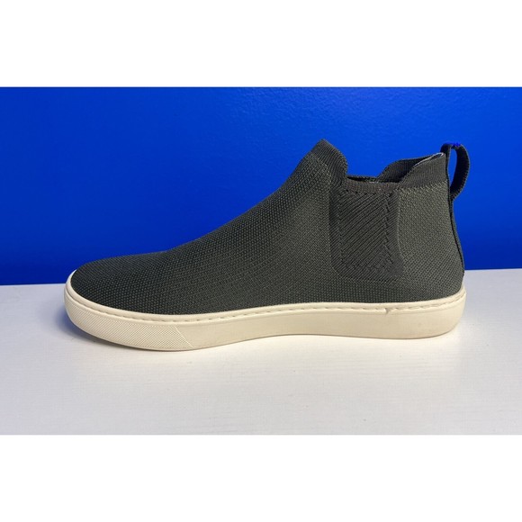 Rothy's Chelsea Ankle Boot High Top Sneaker Women's 11 Moss Green Slip On Shoe - Picture 6 of 13